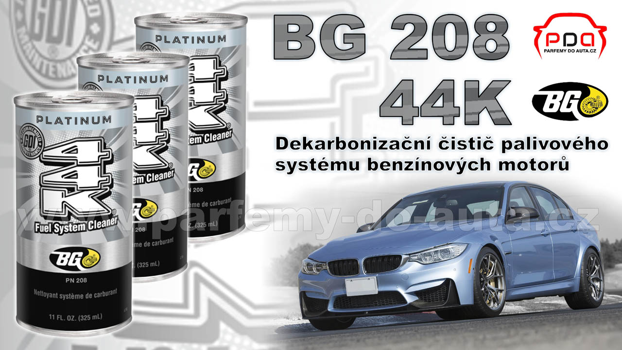 BG 208 44K dekarbonizace a čištění palivového systému benzínových motorů